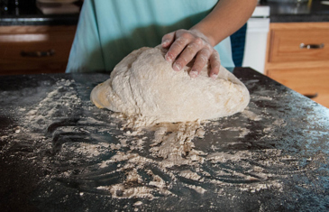 Taking challah from dough composed of different types of flour