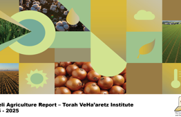 Israeli Agriculture Report 5785 - 2025